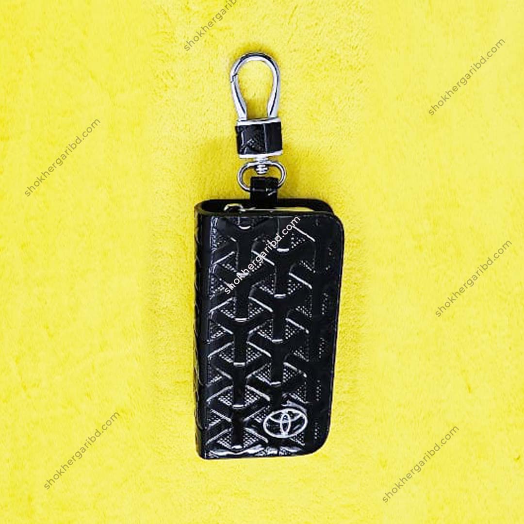Stylish Toyota PU leather Remote Cover. image 6