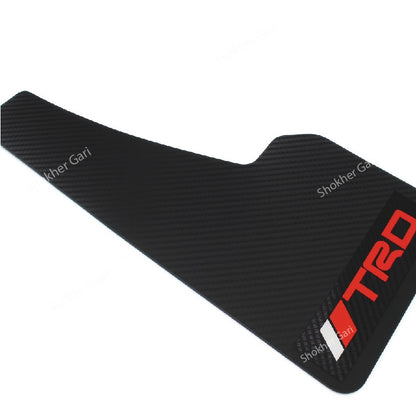 Car TRD Carbon Fiber MudGuard 4pcs Set image 2