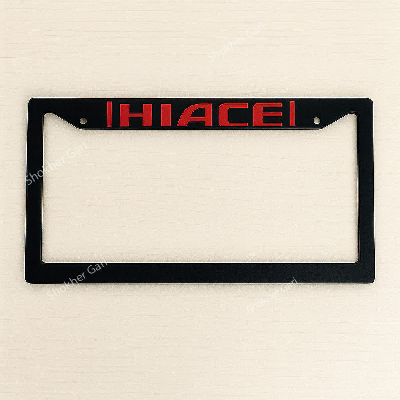 2 Pcs Number Plate Casing Plastic - Hiace image