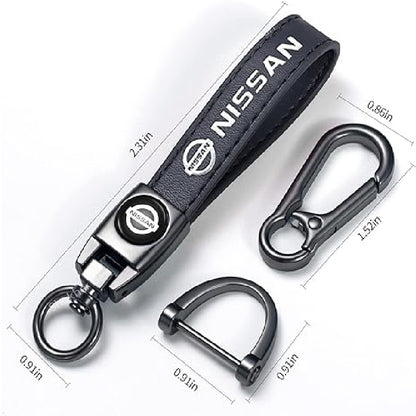 Luxury PU Leather Car Keyring image 9