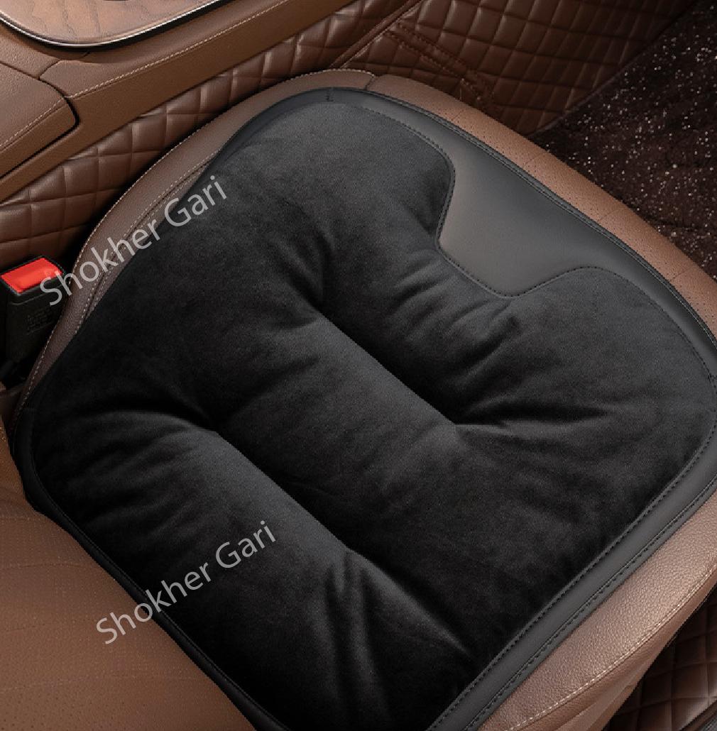 1pcs Universal Car Seat Under Cushion Velvet Pillow image 0