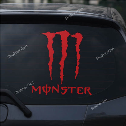 Car Monster Sticker Energy  Waterproof &amp; Premium quality - 2 image