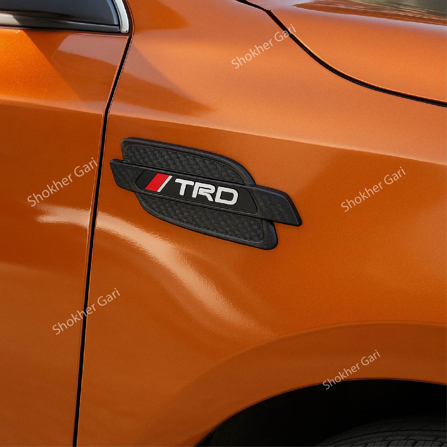 TRD Side vent Decorative Carbon textured image 0