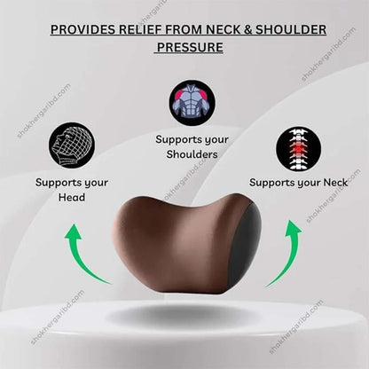 NIRACP Car Neck &amp; Lumber Back Support Pillow  Memory Foam image 6