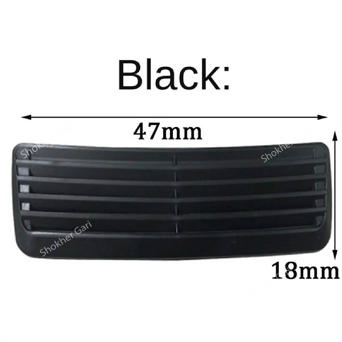 Car Engine Hood Louver Air Intake Outlet Cover image 1