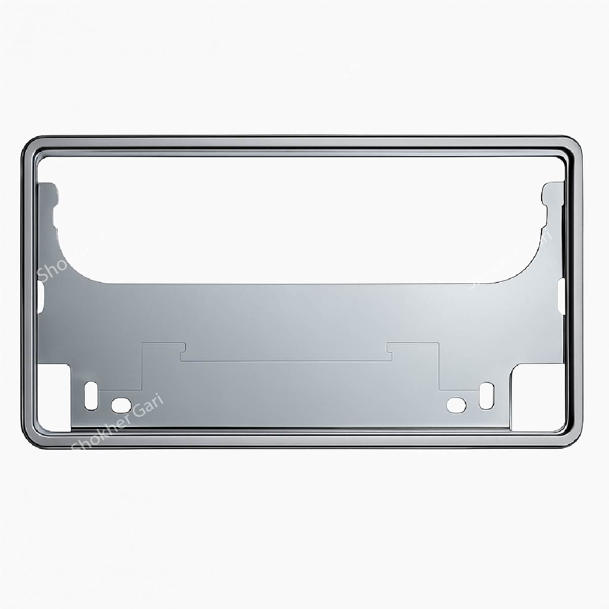 2pcs Inside Nickel Number Plate Plastic Casing image 1