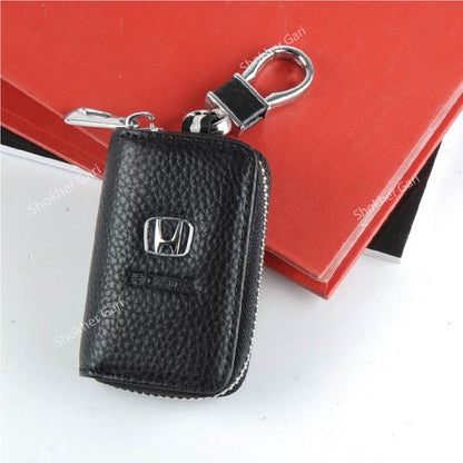 Car Middle Logo Style Pu leather remote cover image 3