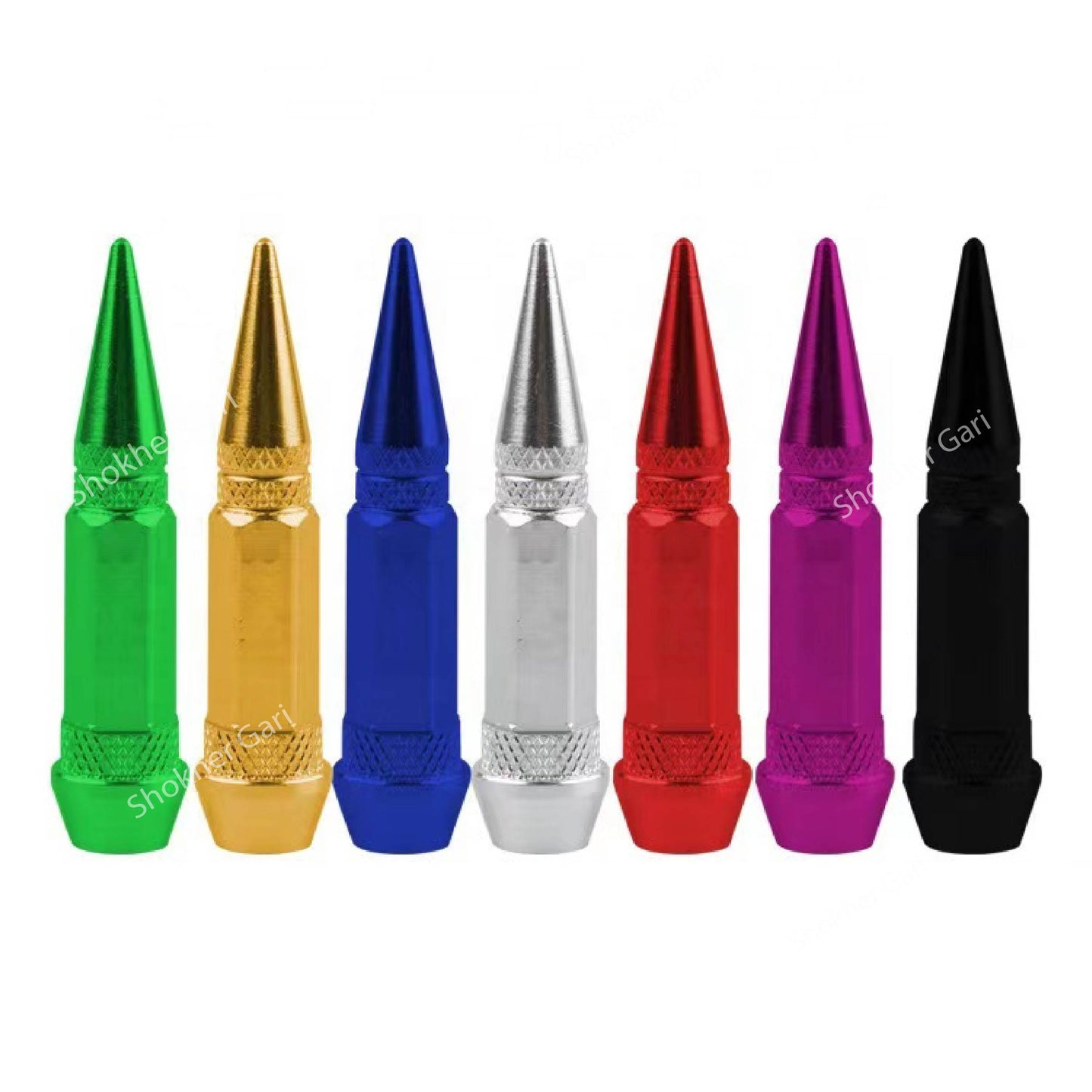 Car Nozzle Tire Valve Cap  Aluminum Alloy 4pcs set image 1