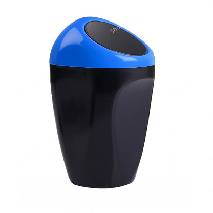 Car trash can - 3R Mini car garbage can- Automotive garbage bin- - Blue image