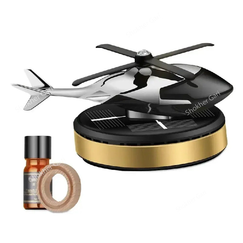 SEADEAR Helicopter Solar Perfume and Showpiece image 1