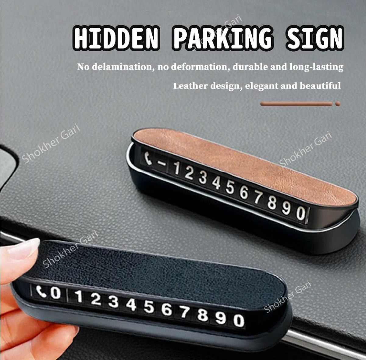 New Style Car Parking number holder image 3