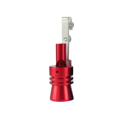 Universal Turbo Sound Exhaust Muffler Pipe Whistle - Red image