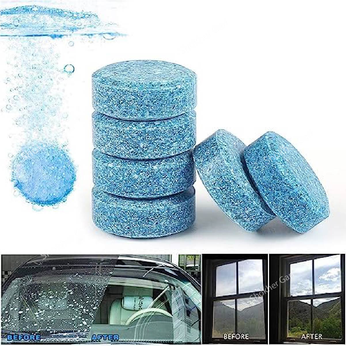 Car Windshied Washer Washing Tablet 6 pcs set image 0