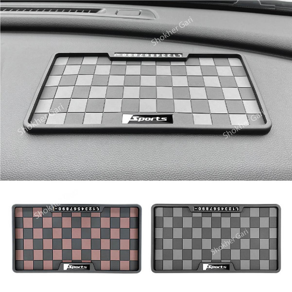 1pcs Sports Flat Mobile Number Anti-Slip Pad image 8