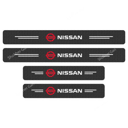 Carbon Fiber Car Door Sill Sticker Protector 4pcs Set (Copy) image 6