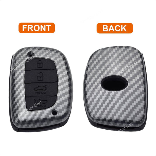 M/Y Carbon Fiber Remote Cover for Hyundai Creta image 0