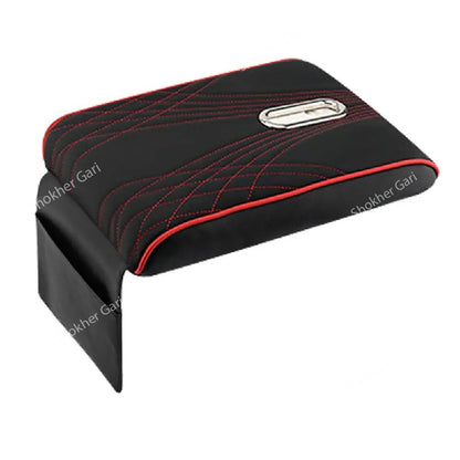 Car Arm support with Tissue Box - Black-Red image