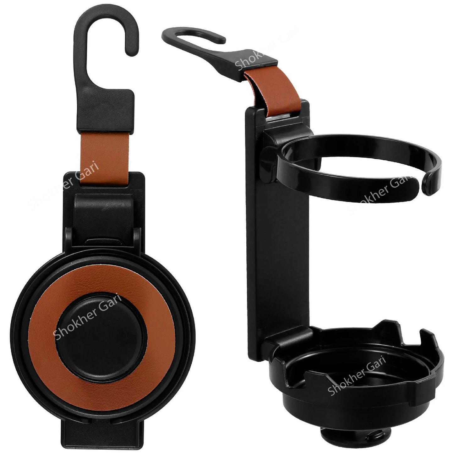 3-in-1 Seat Back Hook Car Bracket Car Cup &amp; Mobile Holder 1Pcs image 3