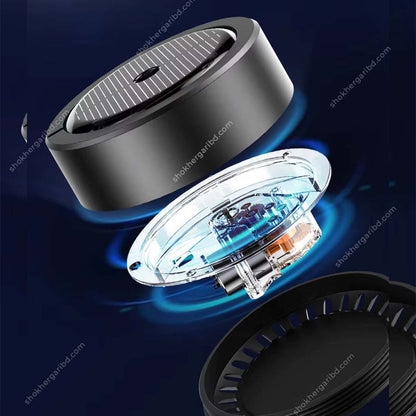 Helm style Solar Car Aroma Diffuser Air Freshener Perfume image 1