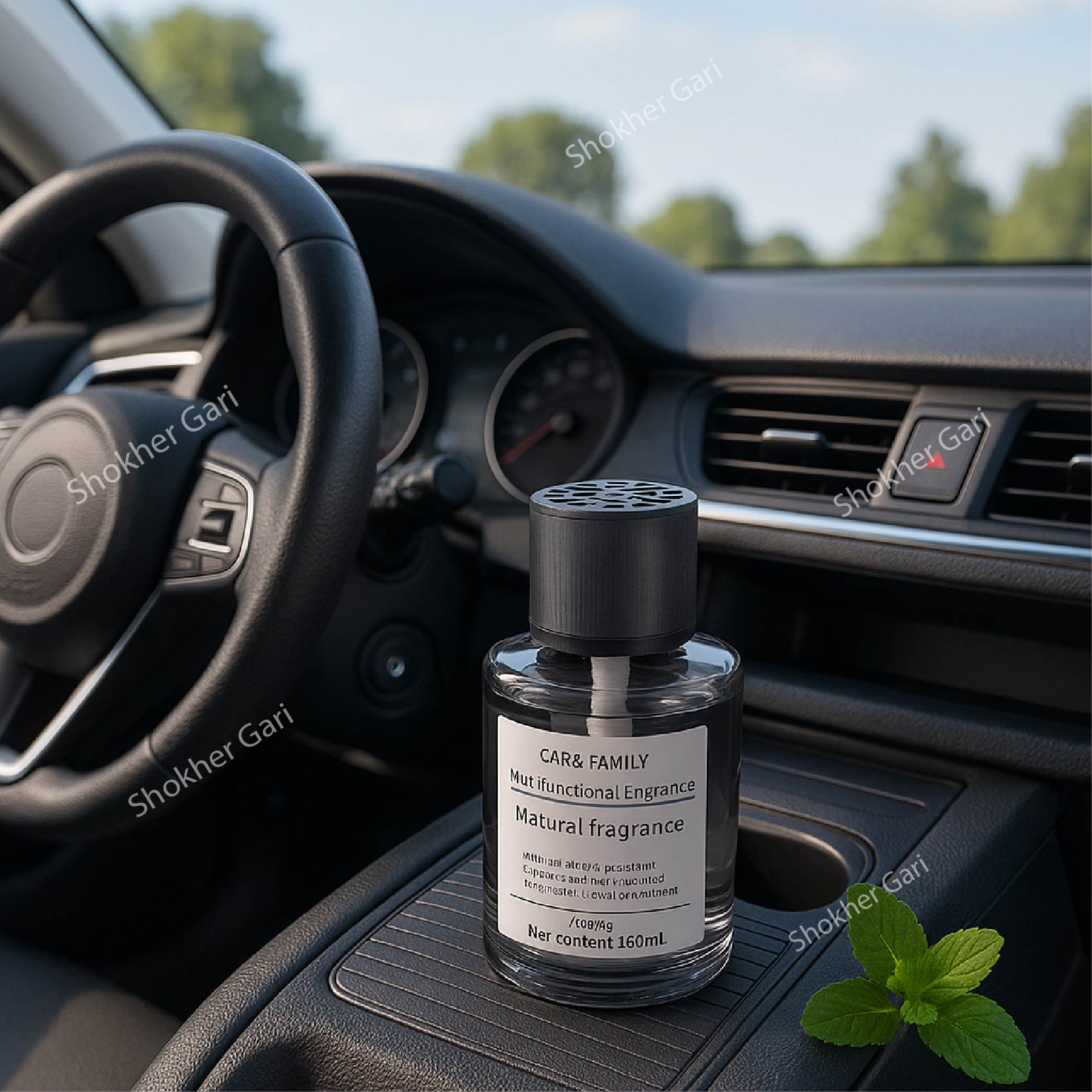 Glass Bottle 160ml Car Perfume image 0