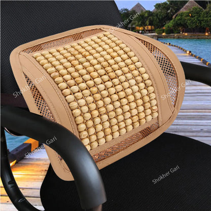 Wooden Back Support for Car Seat image 4