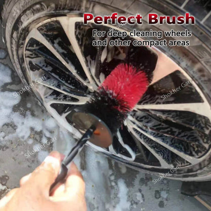 Car Wheel,Rim And Engine Detailing Brush image 1