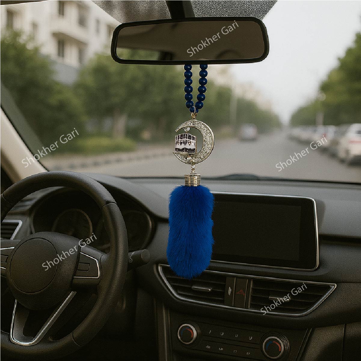 Car "Kaba Sharif" Mirror Hanging Chain image 3