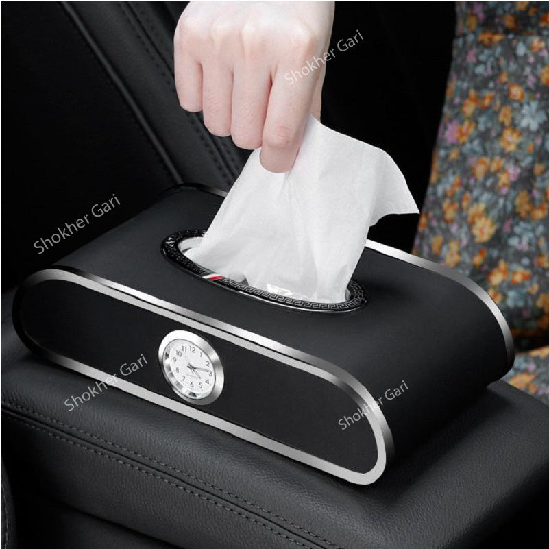 Car Tissue Box with Clock Number Plate image 7