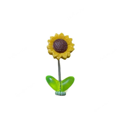 5 Pcs set Cute Shaking Sunflower Car Decor Funny Dashboard image 2