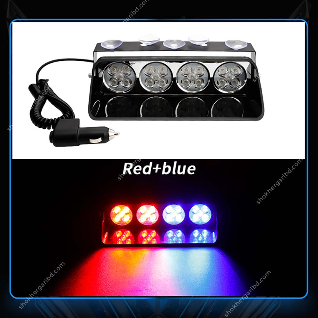Car (S16) Dashboard VIP LED Police Light image 2