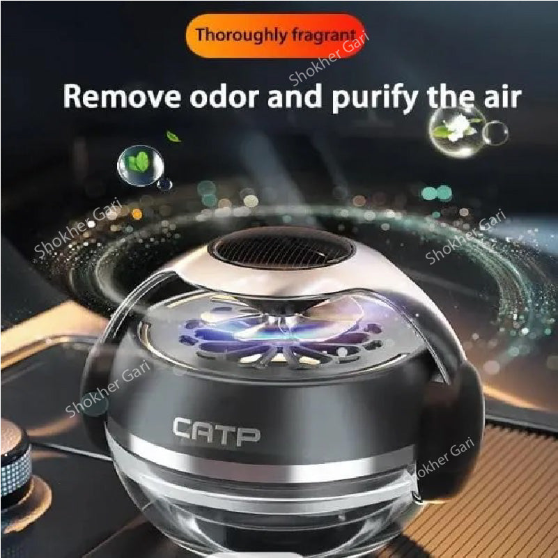 CATP Car Solar Perfume and Showpiece - Black image