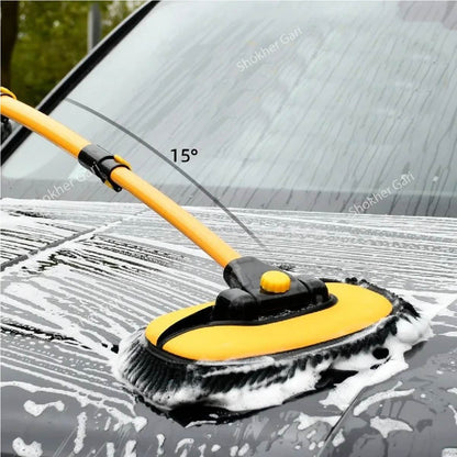 Car Cleaning &amp; Wash Brush with Long Handle image 2