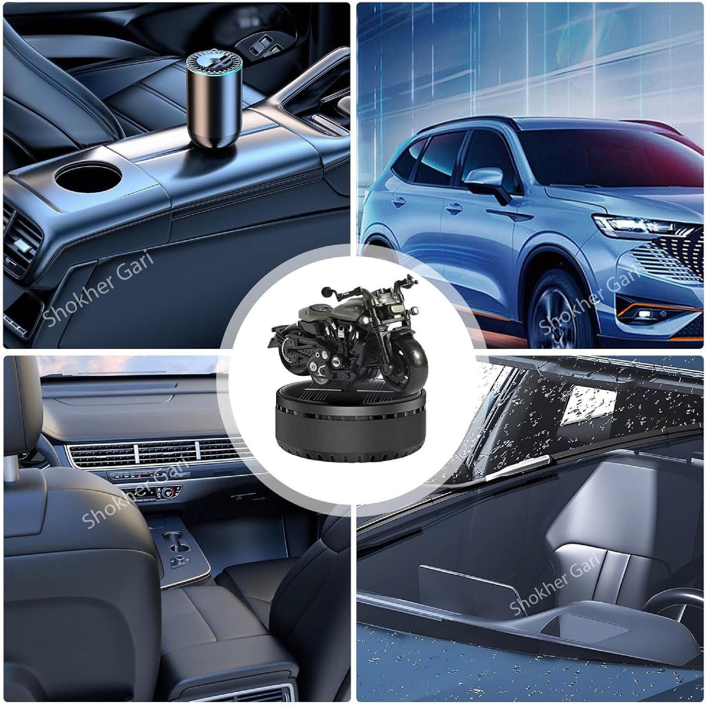 Harley Davidson Motorcycle-Shaped Car Solar Perfume image 6