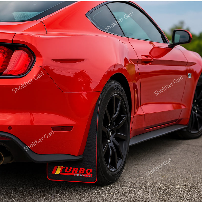 Universal Rubber Fit Soft Mudguard New Version 4 Pices – 1 Set image 0