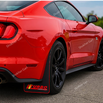 Universal Rubber Fit Soft Mudguard New Version 4 Pices – 1 Set image 0