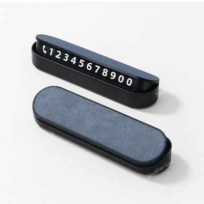 New Style Car Parking number holder - Blue image