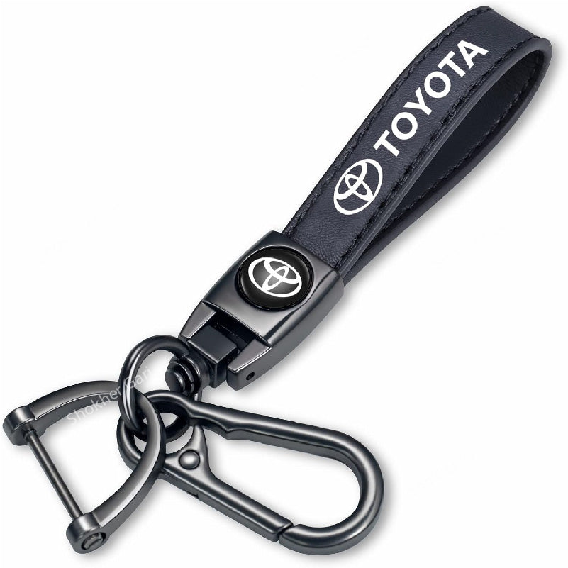 Luxury PU Leather Car Keyring image 0