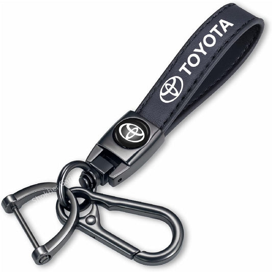 Luxury PU Leather Car Keyring image 0