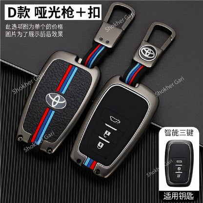 M/Y Zinc Alloy Key Cover Protection Metal Remote Cover For Toyota , Honda, Nissan, Mitsubishi,Hyundai, MG ,BMW Strong Key Cover - Corolla Cross image