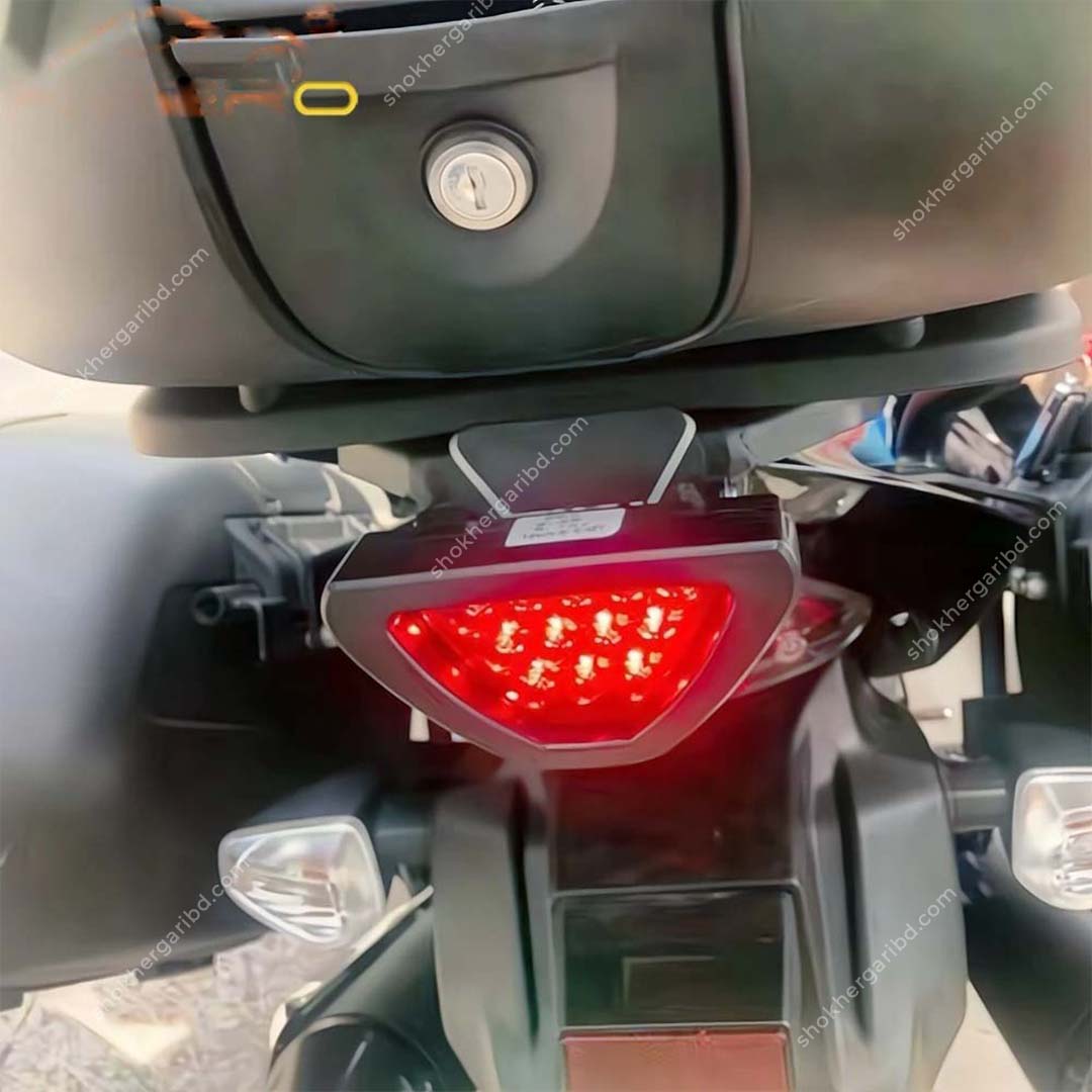 Triangular LED Brake Flashing Warning Light image 5