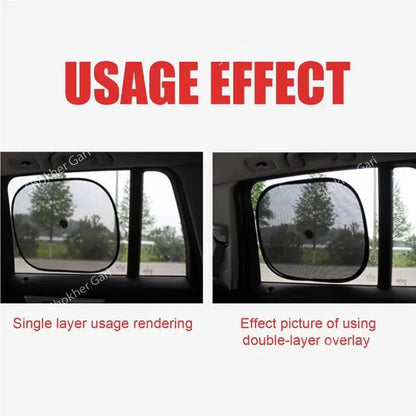 Car window shade- 2 pieces Sunshade for car window image 4