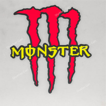 Car Monster Sticker Energy  Waterproof &amp; Premium quality image 5