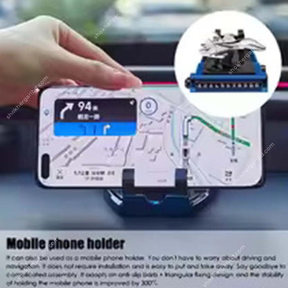 4 in 1 Airplane Shape, Car Air Freshener,  Phone Holder , Parking License Plate Safety image 2