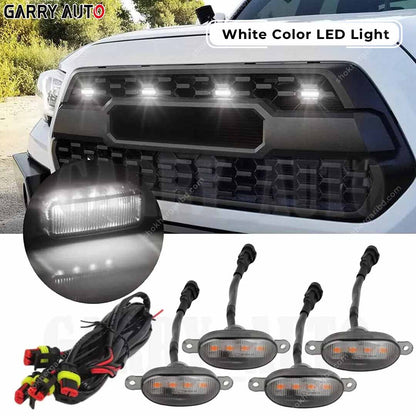 4pcs LED Front Grill Running Lights For Car Style image 6