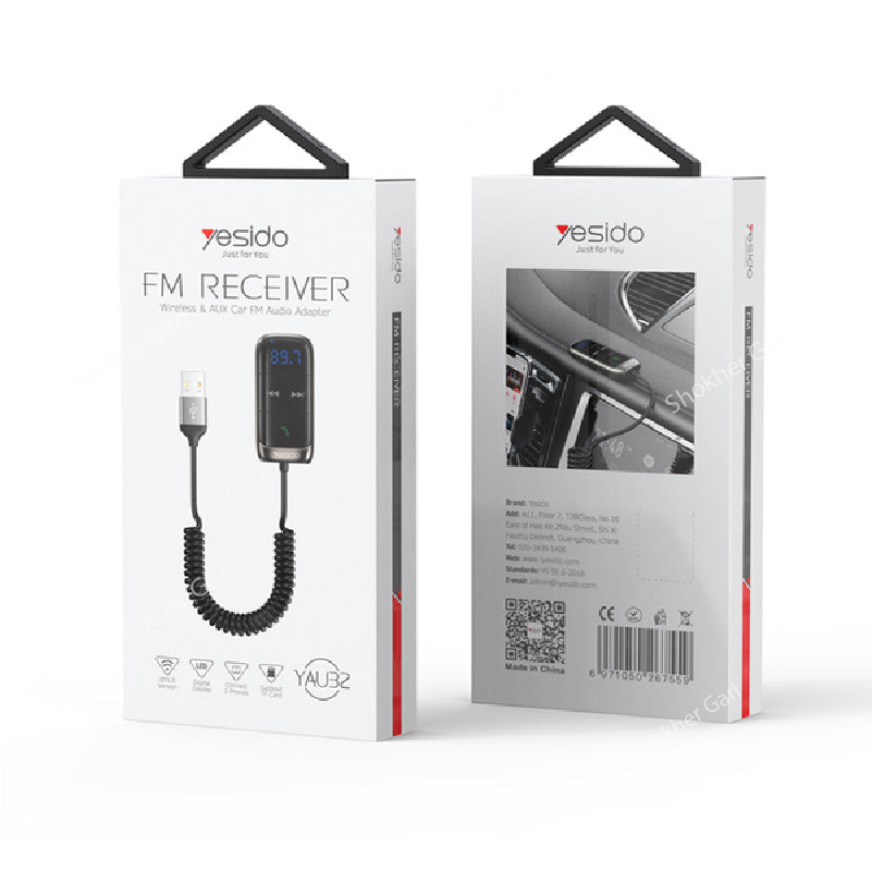 Yesido FM receiver wireless &amp; Audio adapter image 0
