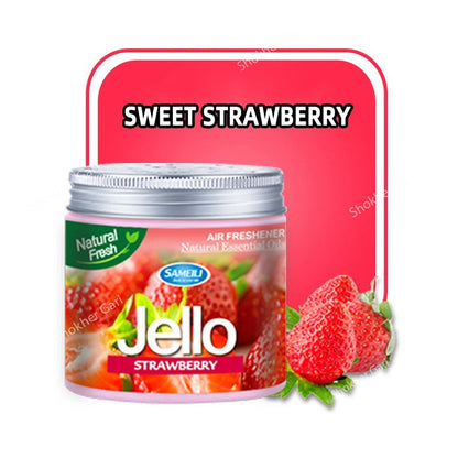 Jello Car Air Freshner Sameili Jello Nature 220g - Strawberry image