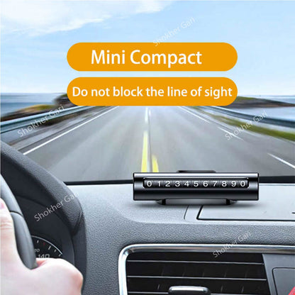 1pcs Metal Roller Type Car Parking Number image 0