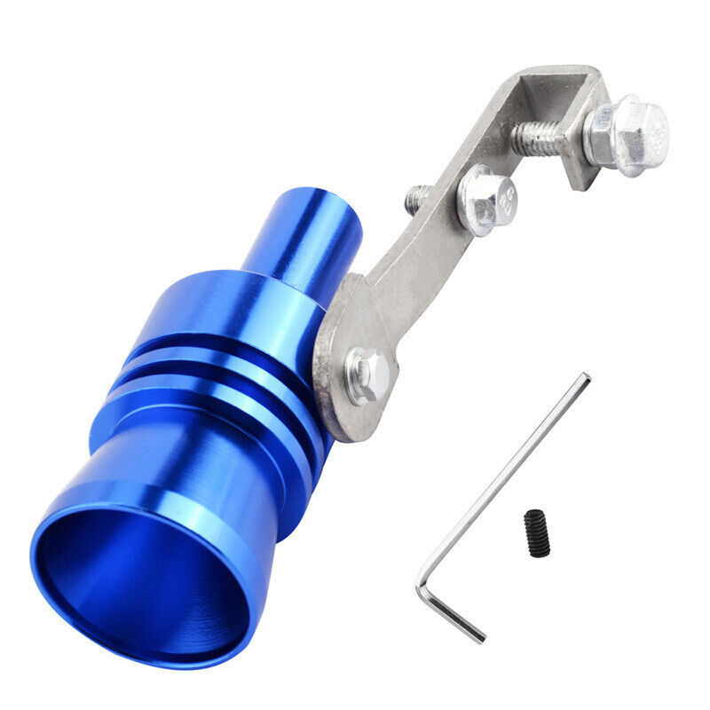 Universal Turbo Sound Exhaust Muffler Pipe Whistle - Blue image