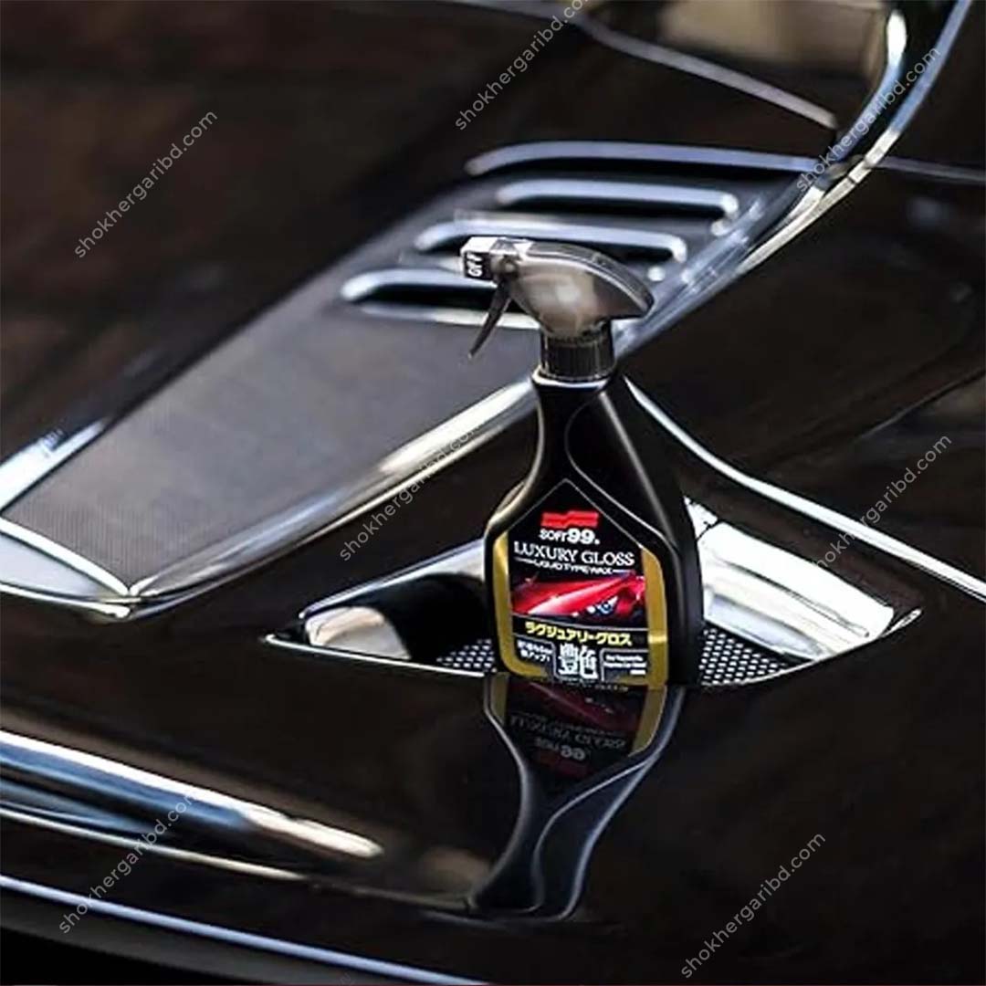 Soft99 Luxury Gloss Liquid Wax Premium Car Wax for High-Gloss Finish And Superior Protection 500ml image 5