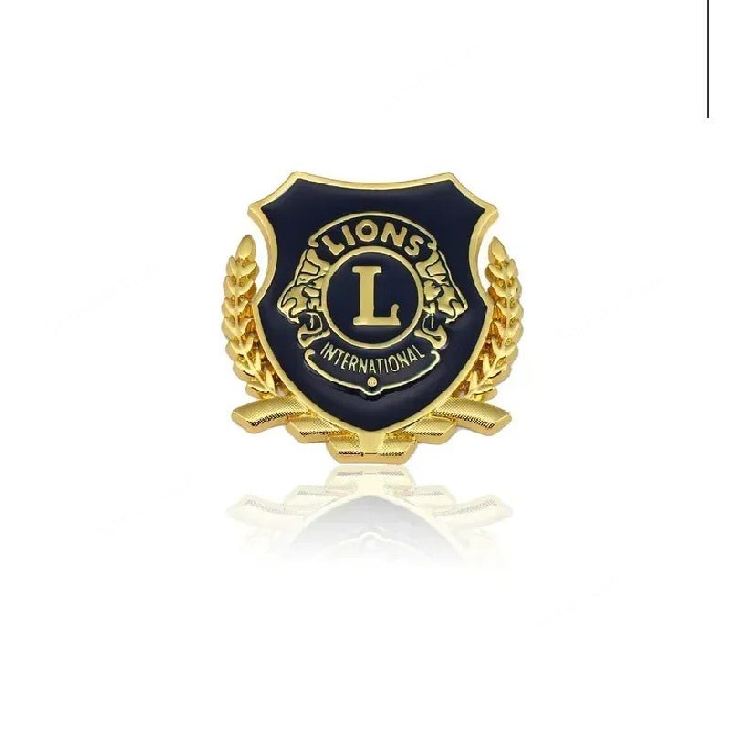 1pcs Lions Side 3D Metal Car Sticker Auto Badge Emblem
